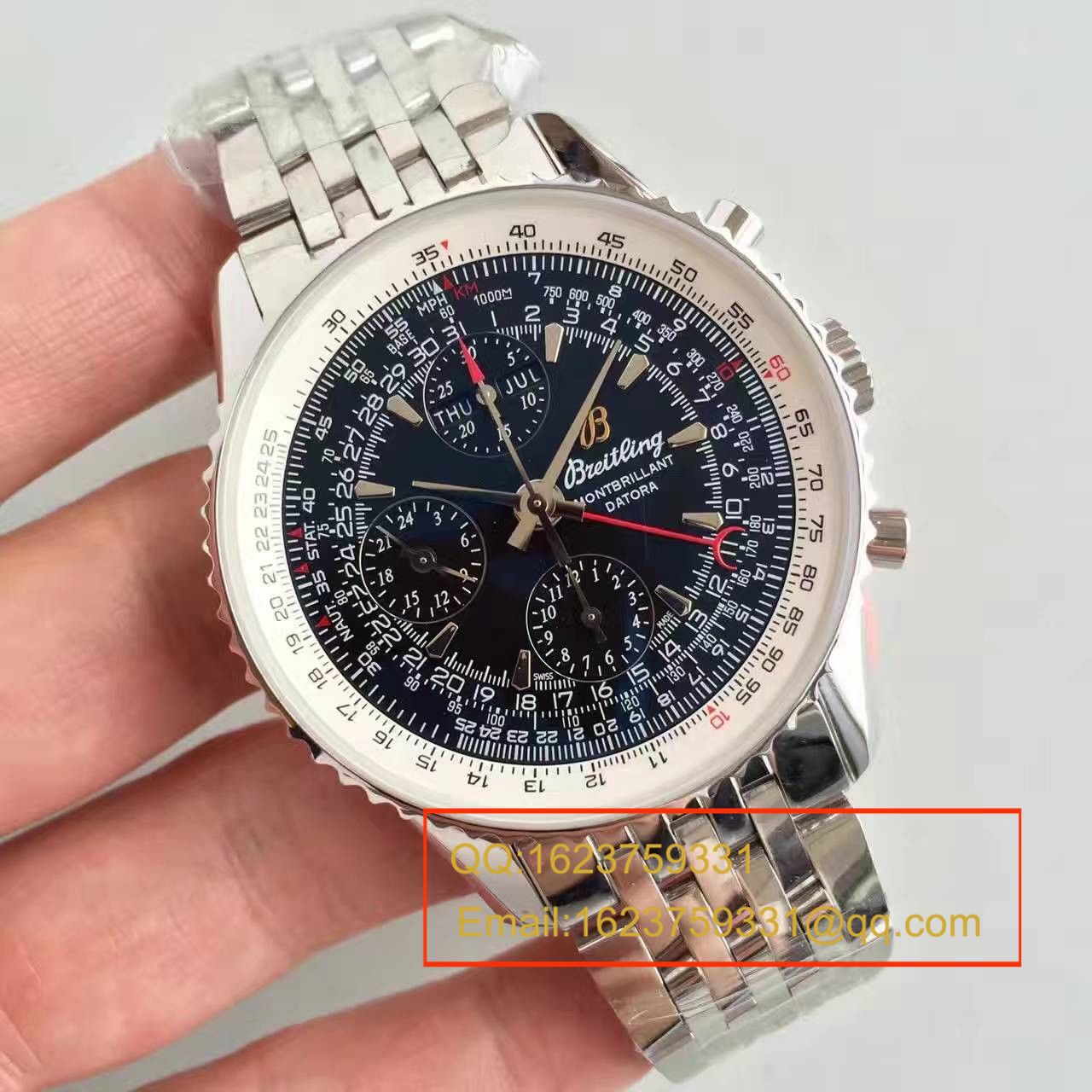 【JF一比一 top 复刻手表】 Breitling 蒙柏朗计时系列A2133012-B571黑盘 wrist watch  / BL041.1