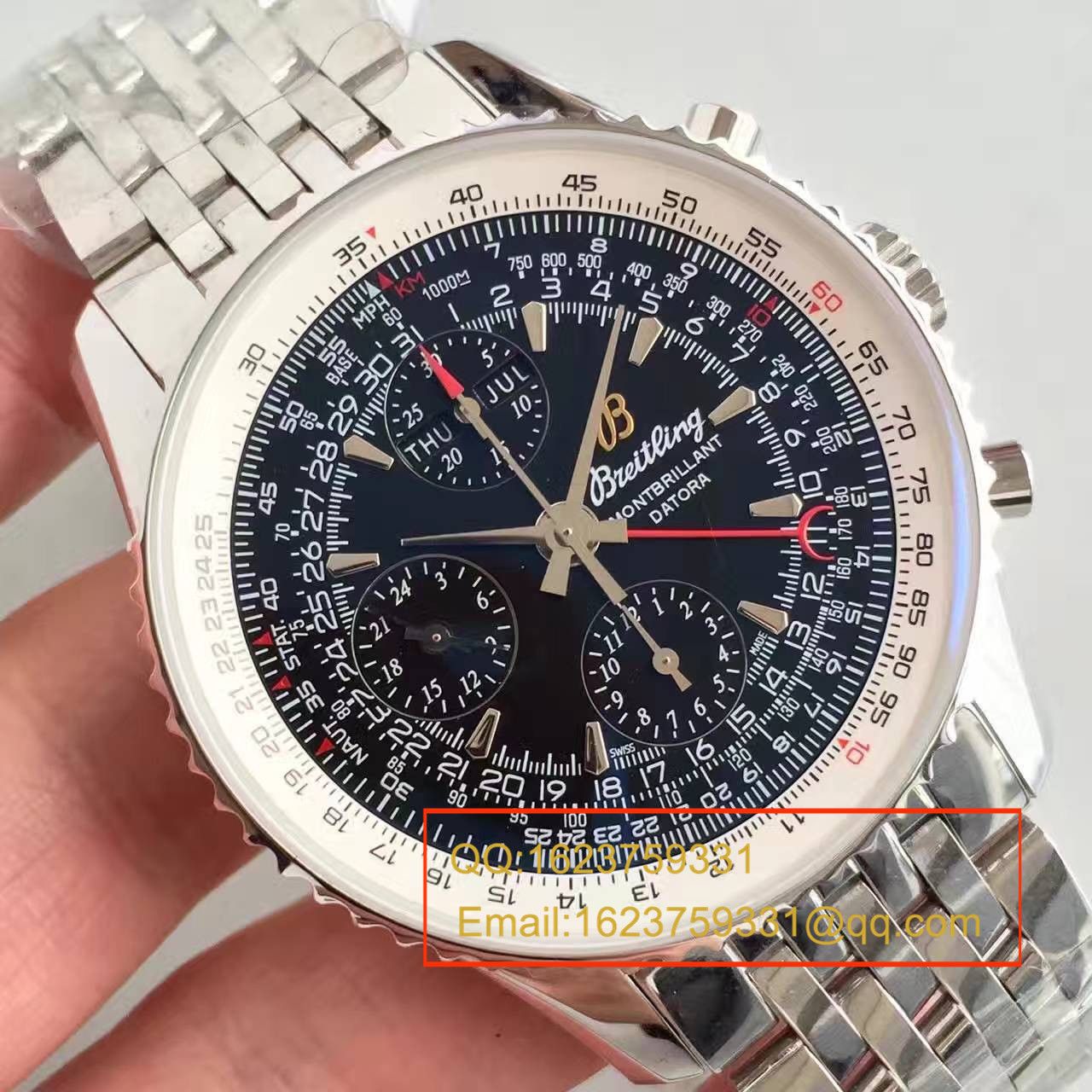【JF一比一 top 复刻手表】 Breitling 蒙柏朗计时系列A2133012-B571黑盘 wrist watch  / BL041.1