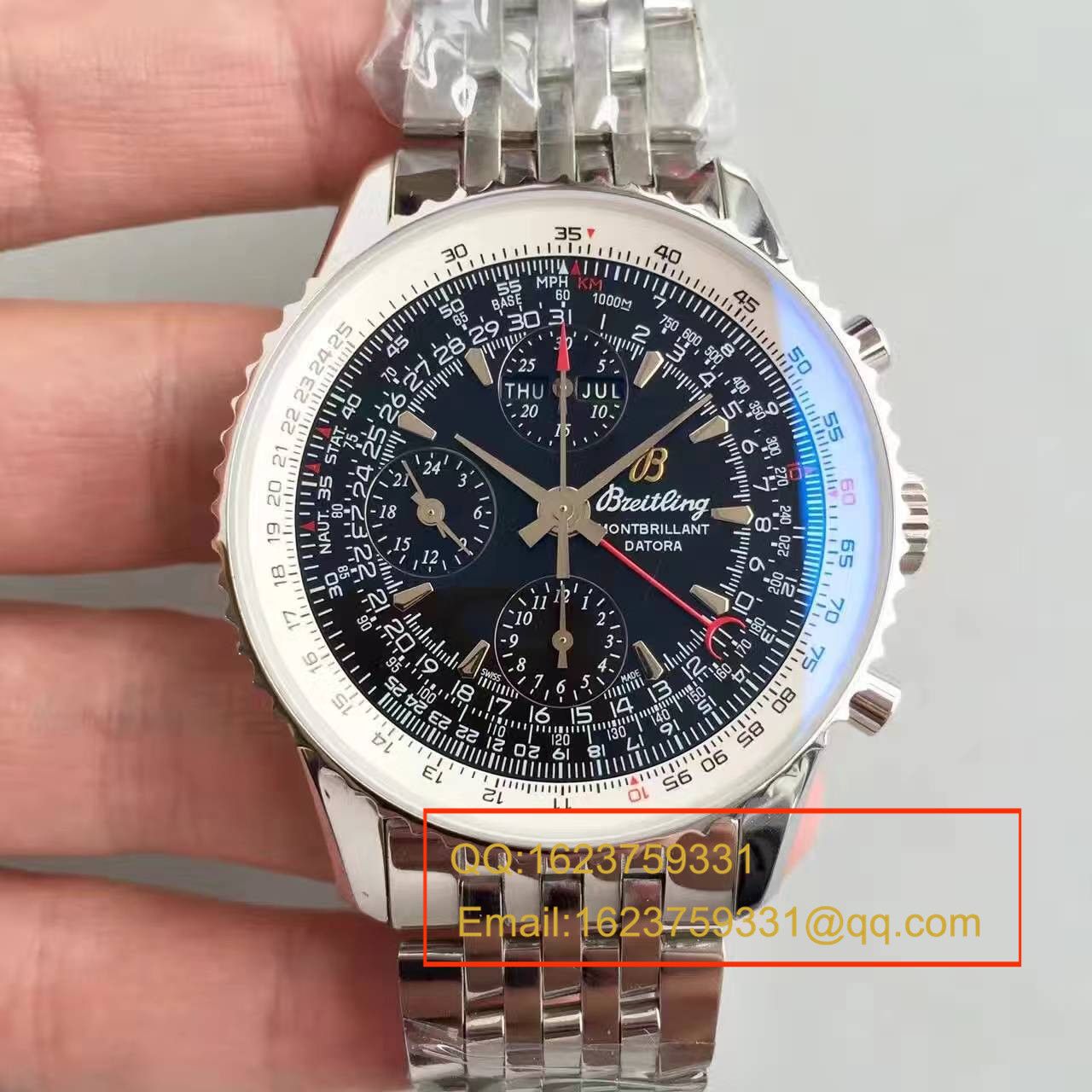 【JF一比一 top 复刻手表】 Breitling 蒙柏朗计时系列A2133012-B571黑盘 wrist watch  / BL041.1