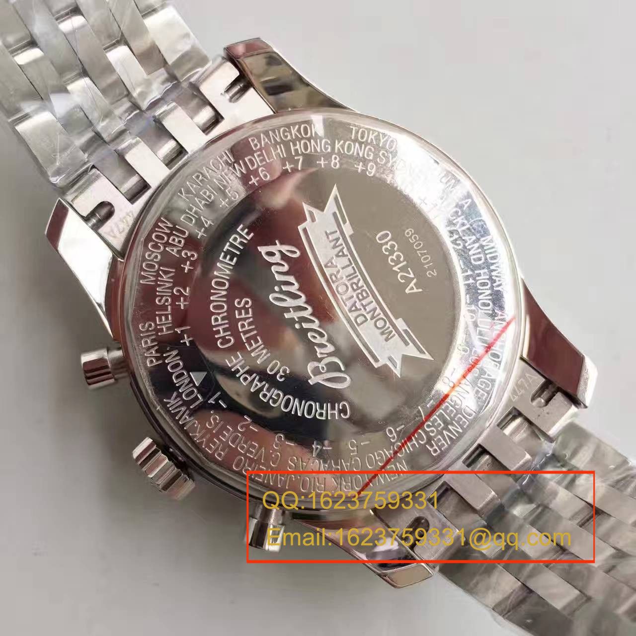 【JF一比一高仿手表】 Breitling 蒙柏朗计时系列A2133012-B571棕盘 wrist watch  / BL035