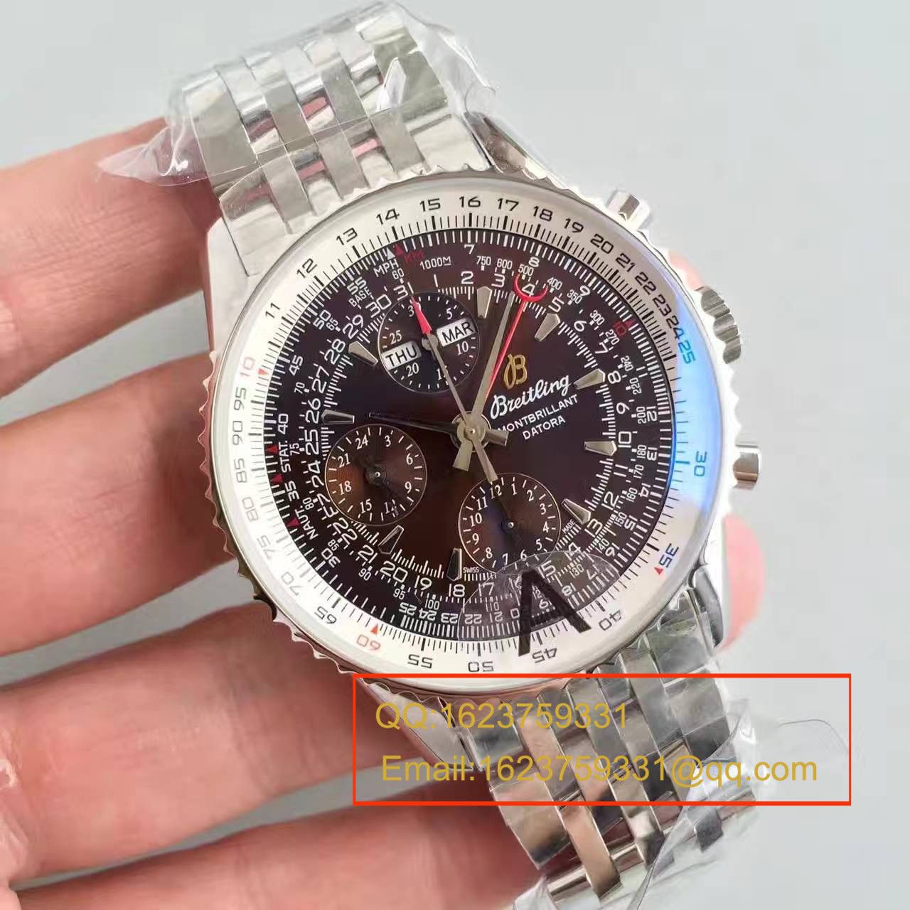 【JF一比一高仿手表】 Breitling 蒙柏朗计时系列A2133012-B571棕盘 wrist watch  / BL035