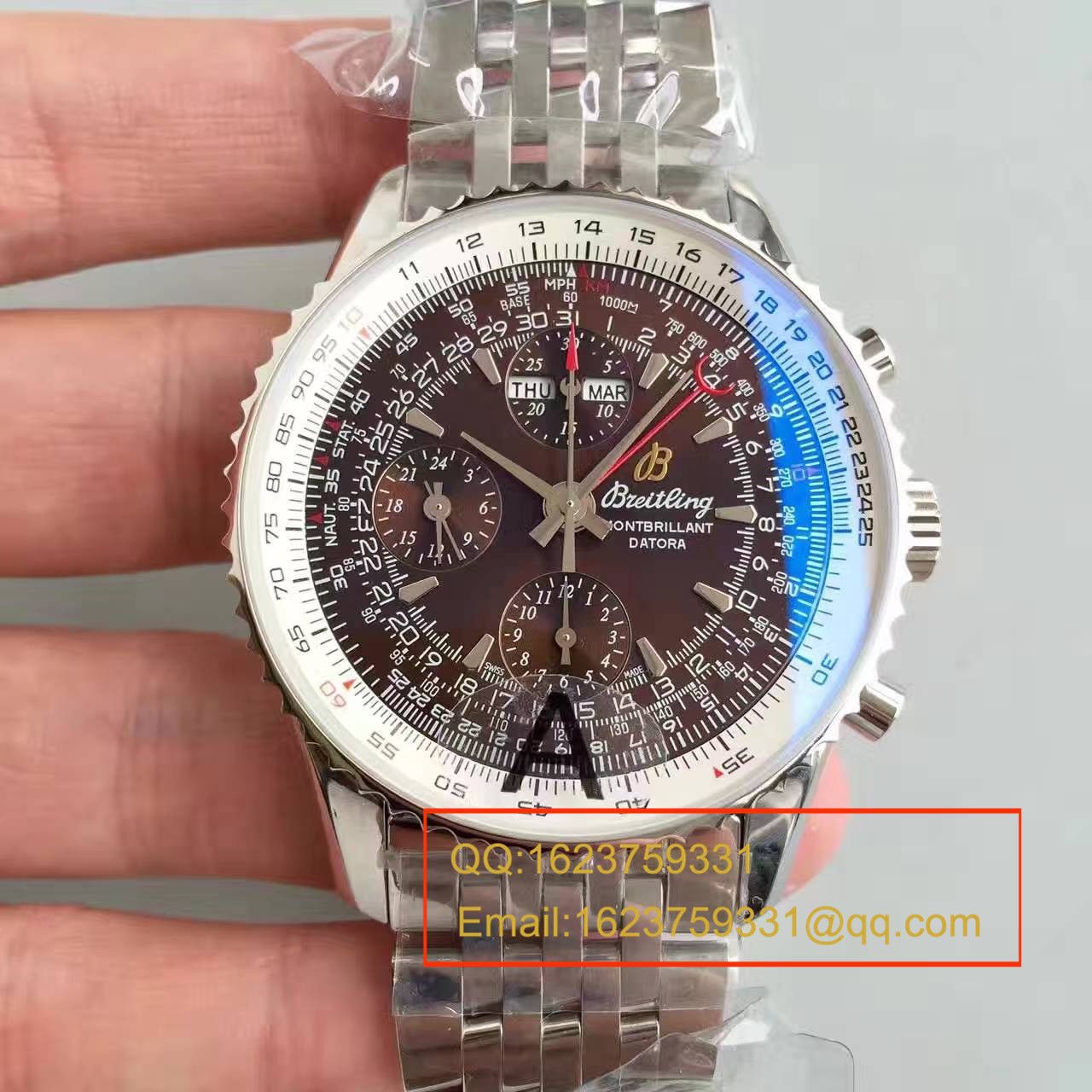 【JF一比一高仿手表】 Breitling 蒙柏朗计时系列A2133012-B571棕盘 wrist watch  / BL035