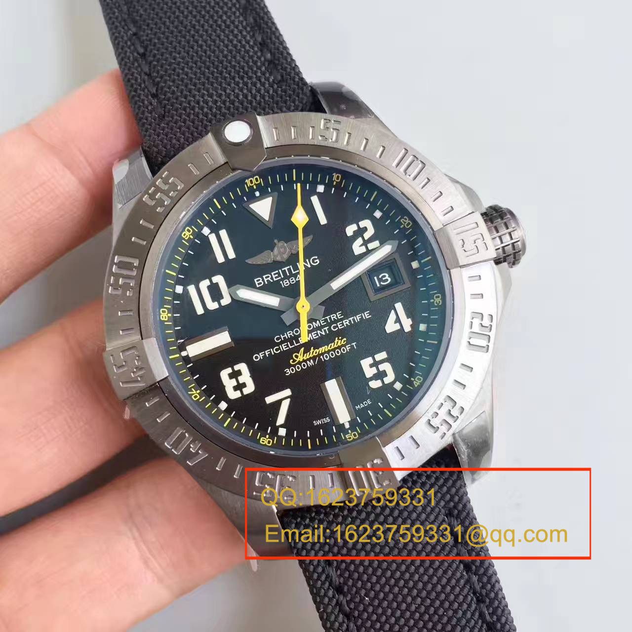 【GF Factory 一比一超A高仿手表】【游泳神器】 Breitling 复仇者二代深潜海狼系列黄鸟 M17331E2|I530|109W|M20BASA.1 wrist watch  / BL074