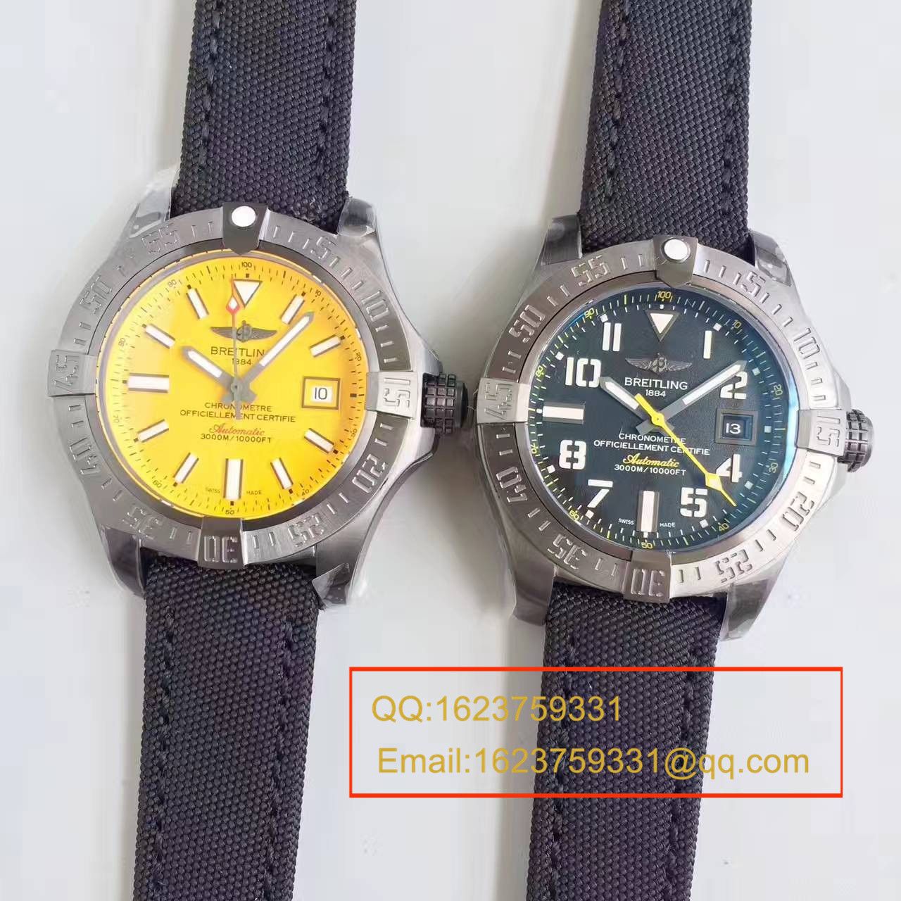 【GF Factory 一比一超A高仿手表】【游泳神器】 Breitling 复仇者二代深潜海狼系列黄鸟 M17331E2|I530|109W|M20BASA.1 wrist watch  / BL074