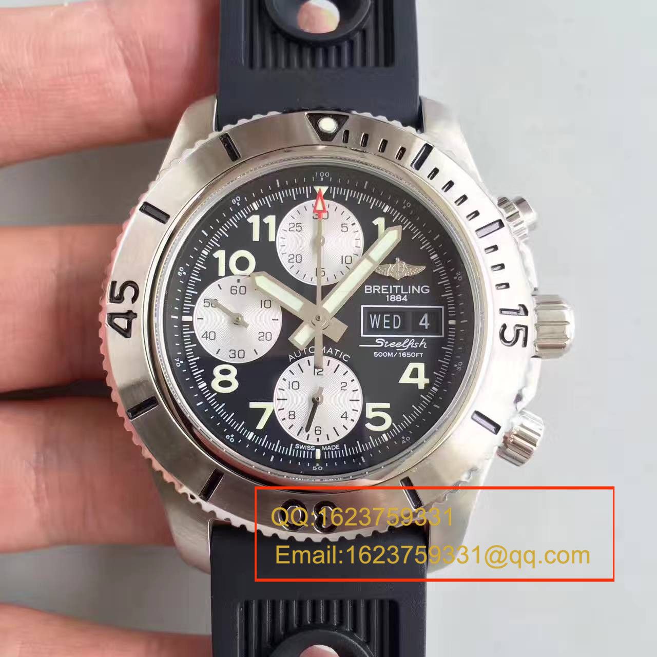 【GF一比一超A高仿手表】 Breitling 超级海洋系列A13341C3/G782/162A钢鱼计时 wrist watch  / BL070