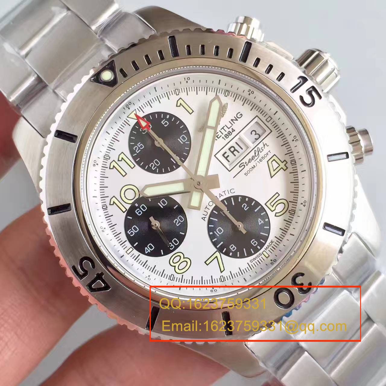 【GF一比一超A高仿手表】 Breitling 超级海洋系列A13341C3/G782/162A钢鱼计时 wrist watch  / BL070