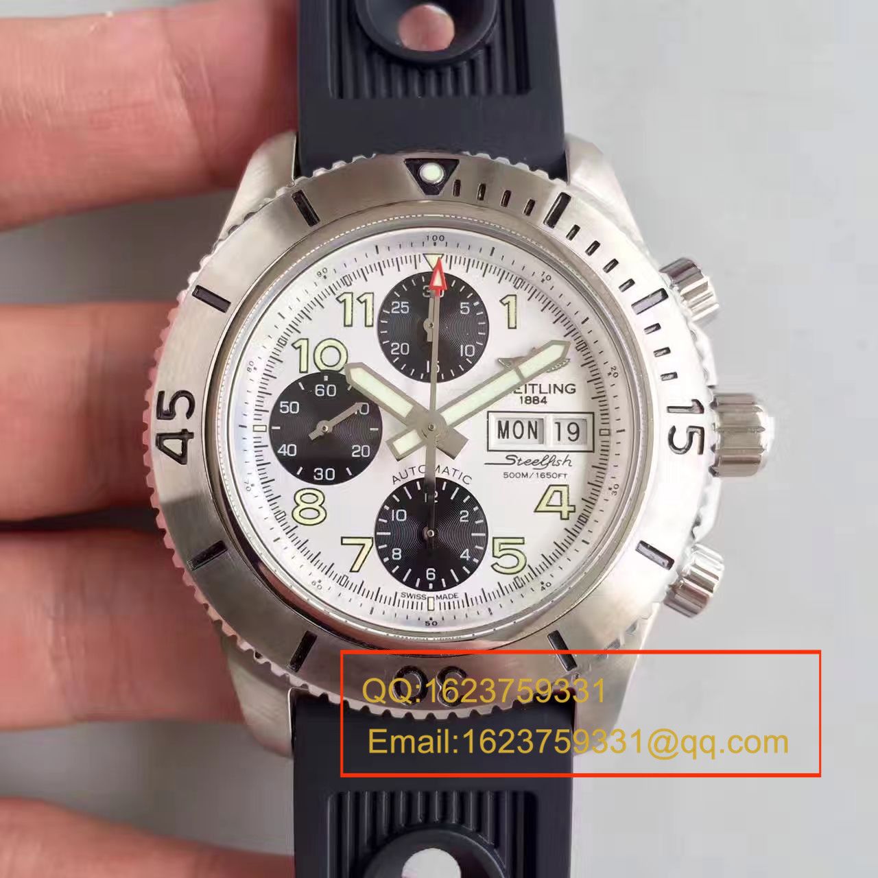 【GF一比一超A高精仿手表】 Breitling 超级海洋系列A13341C3/C893/200S/A20DSA.2钢鱼计时 wrist watch  / BL071