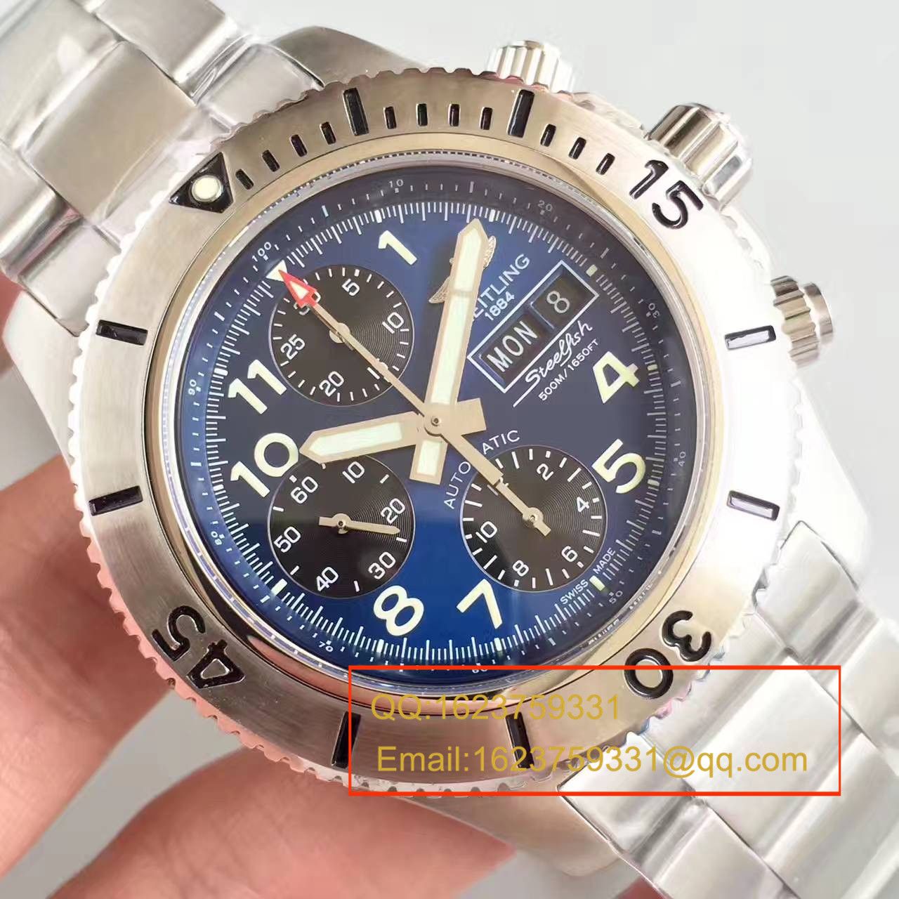 【GF一比一超A高精仿手表】 Breitling 超级海洋系列A13341C3/C893/200S/A20DSA.2钢鱼计时 wrist watch  / BL071