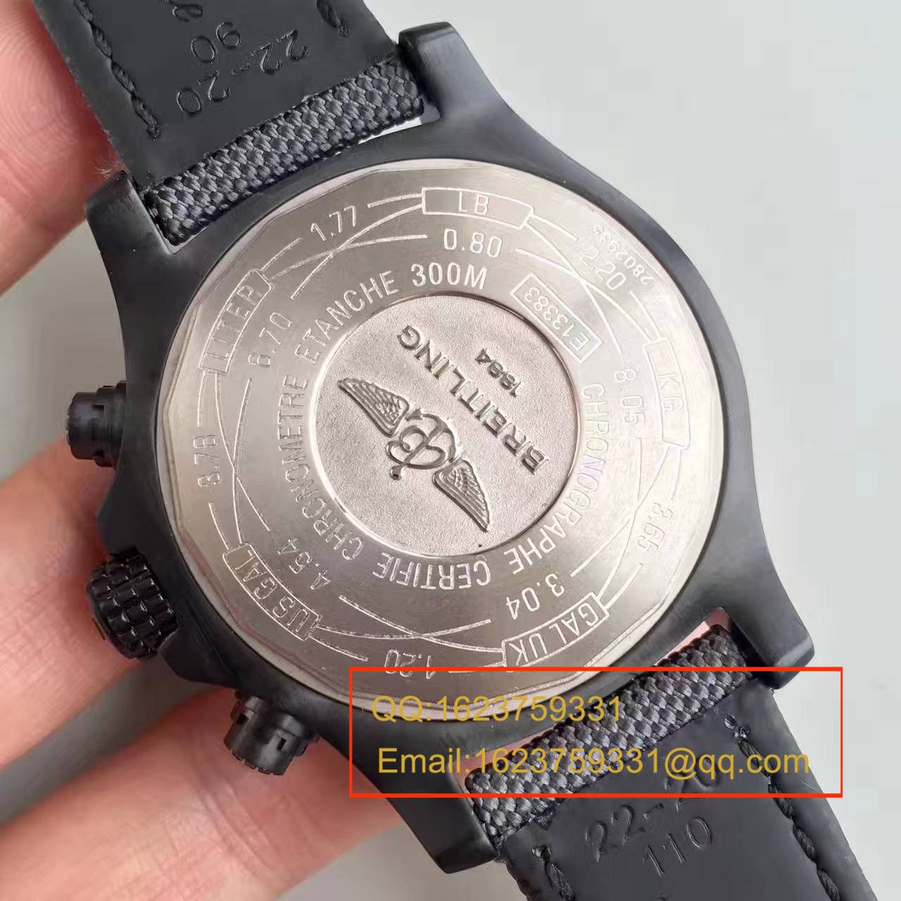【GF1:1超A精仿手表】 Breitling 美军专用 copy customized 版复仇者Breitling USA military avenger II carbon fiber / BL012