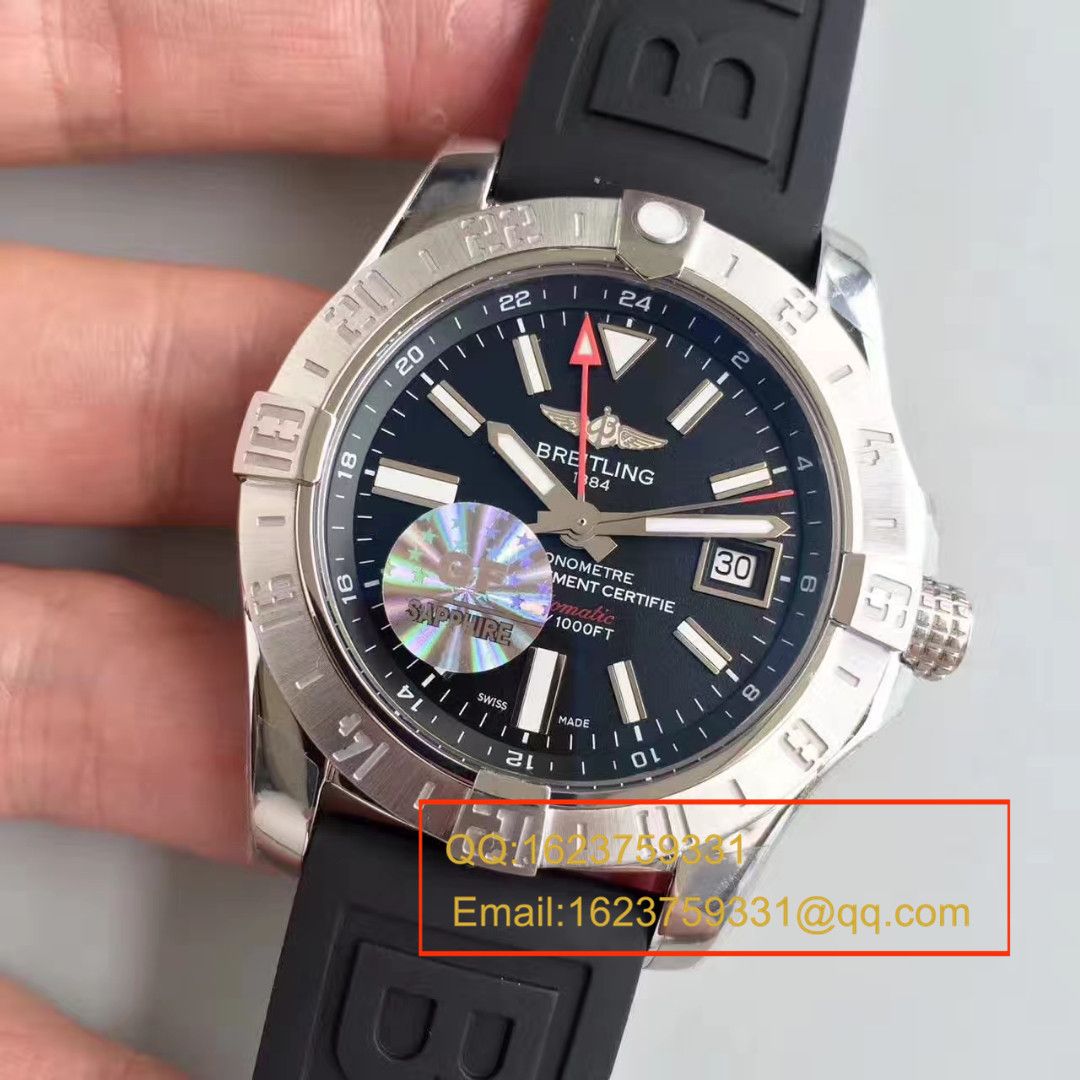 【GF Factory 一比一复刻高仿手表】Breitling  复仇者二代世界时间系列A3239011/BC34/170A wrist watch  / BL010