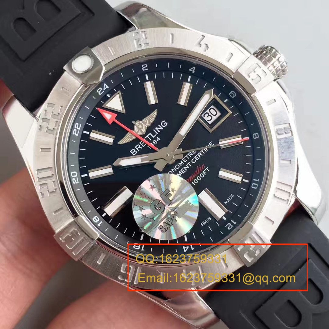 【GF Factory 一比一复刻高仿手表】Breitling  复仇者二代世界时间系列A3239011/BC34/170A wrist watch  / BL010