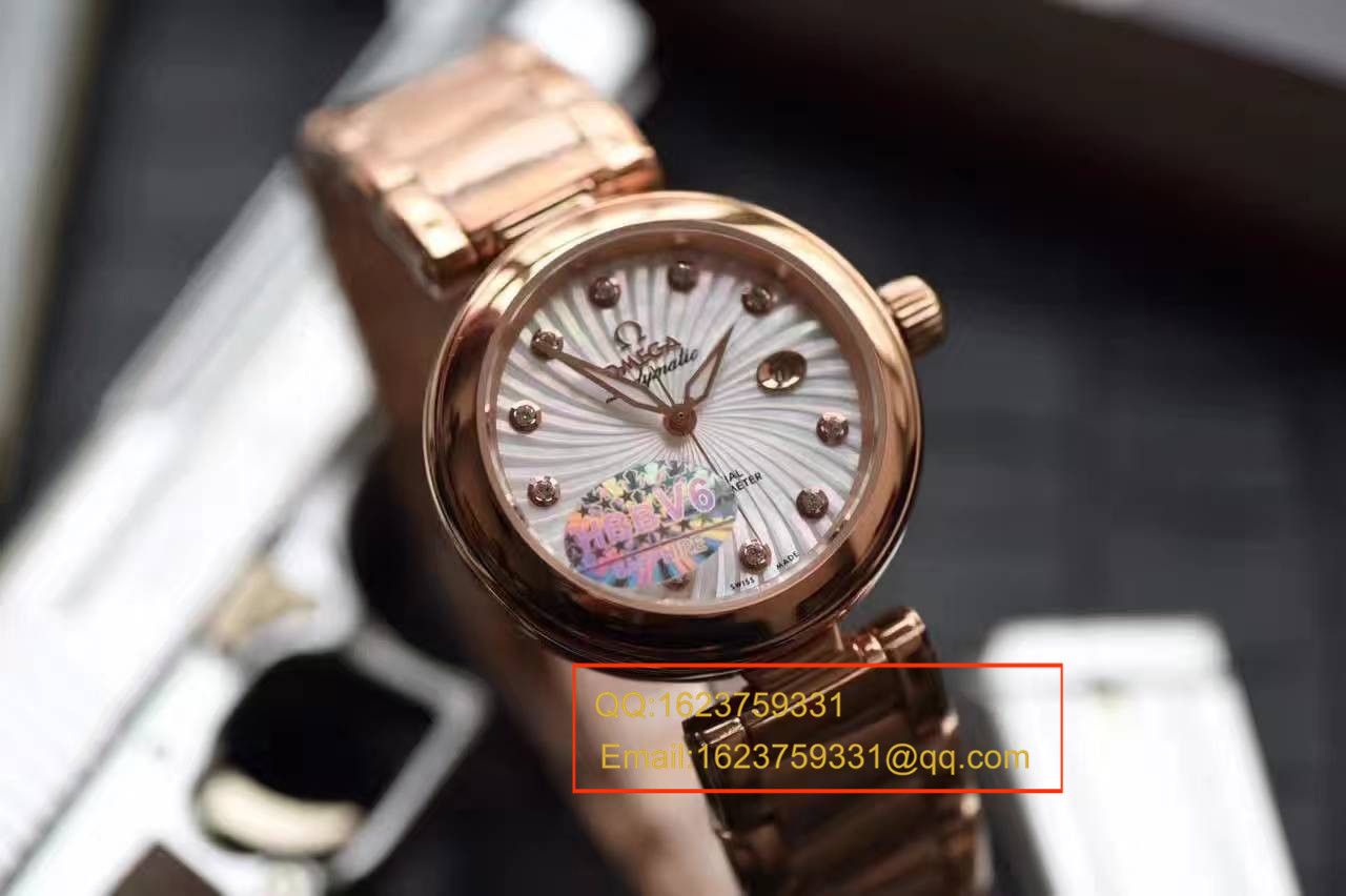 【HBBV6 Factory 一比一精仿手表】OMEGA碟飞系列425.60.34.20.55.001女士机械 wrist watch 【OMEGA鸟巢】 / M062