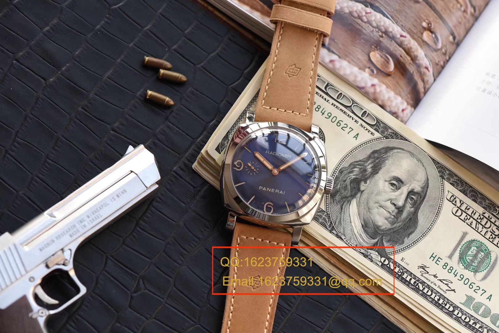 【 Video analysis SF1:1超A高仿手表】Panerai 2015年新款蓝面PAM00690 wrist watch  / PAMBB00690