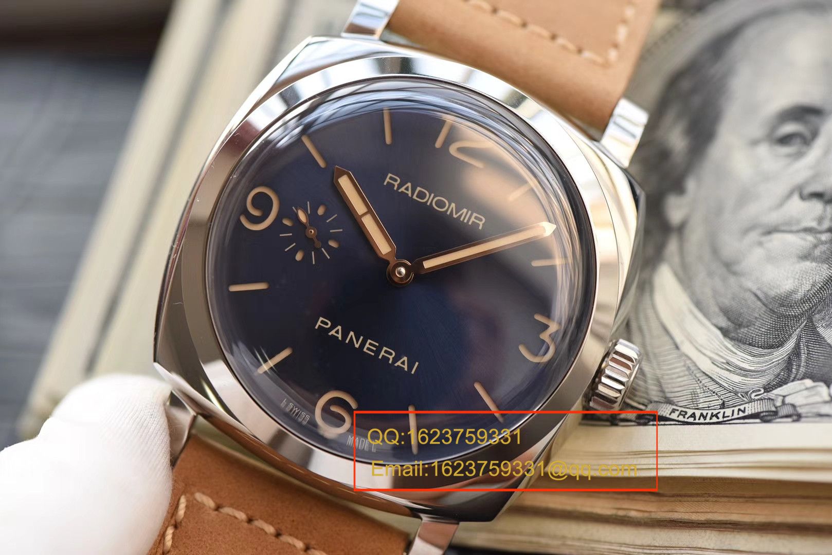 【 Video analysis SF1:1超A高仿手表】Panerai 2015年新款蓝面PAM00690 wrist watch  / PAMBB00690