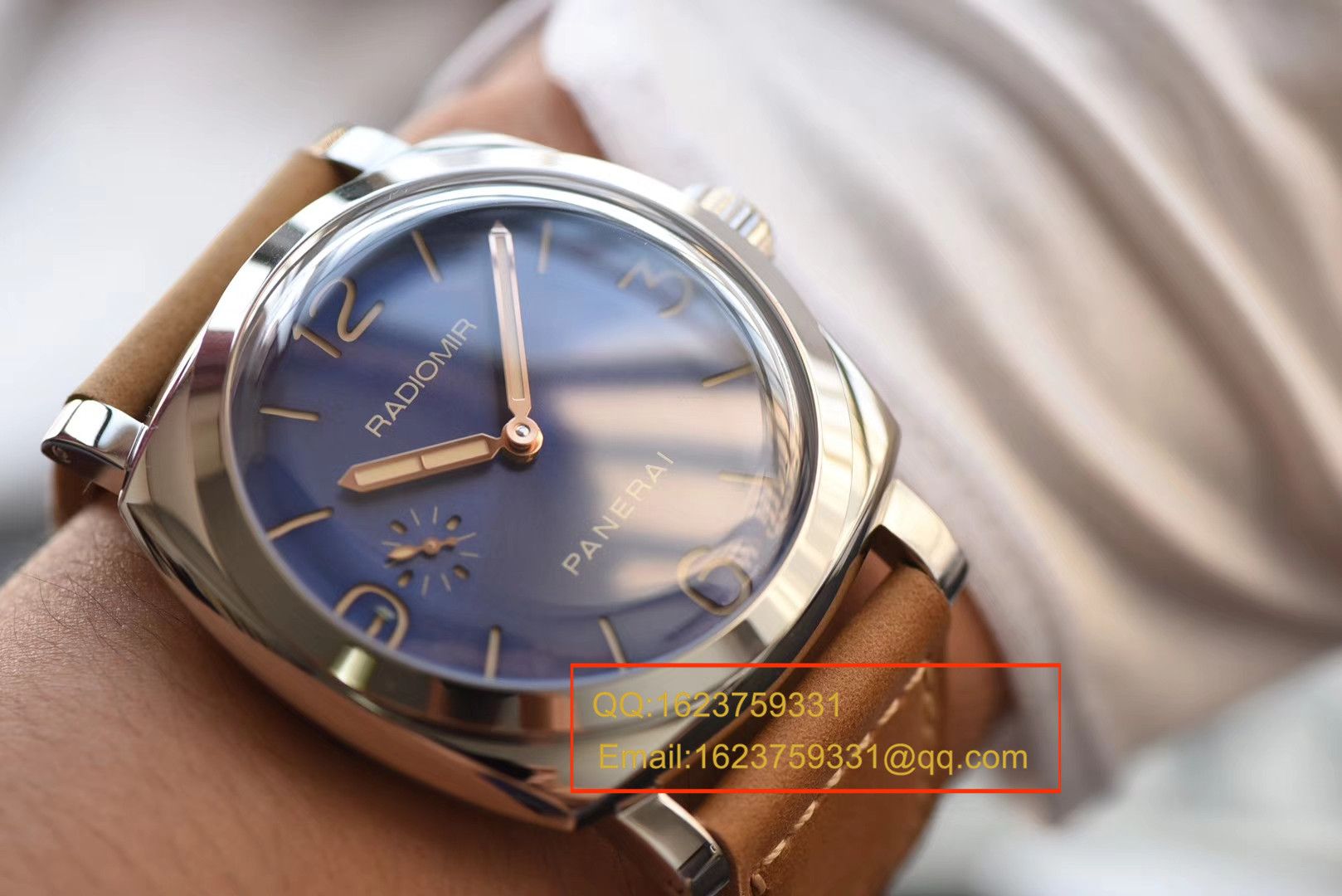 【 Video analysis SF1:1超A高仿手表】Panerai 2015年新款蓝面PAM00690 wrist watch  / PAMBB00690