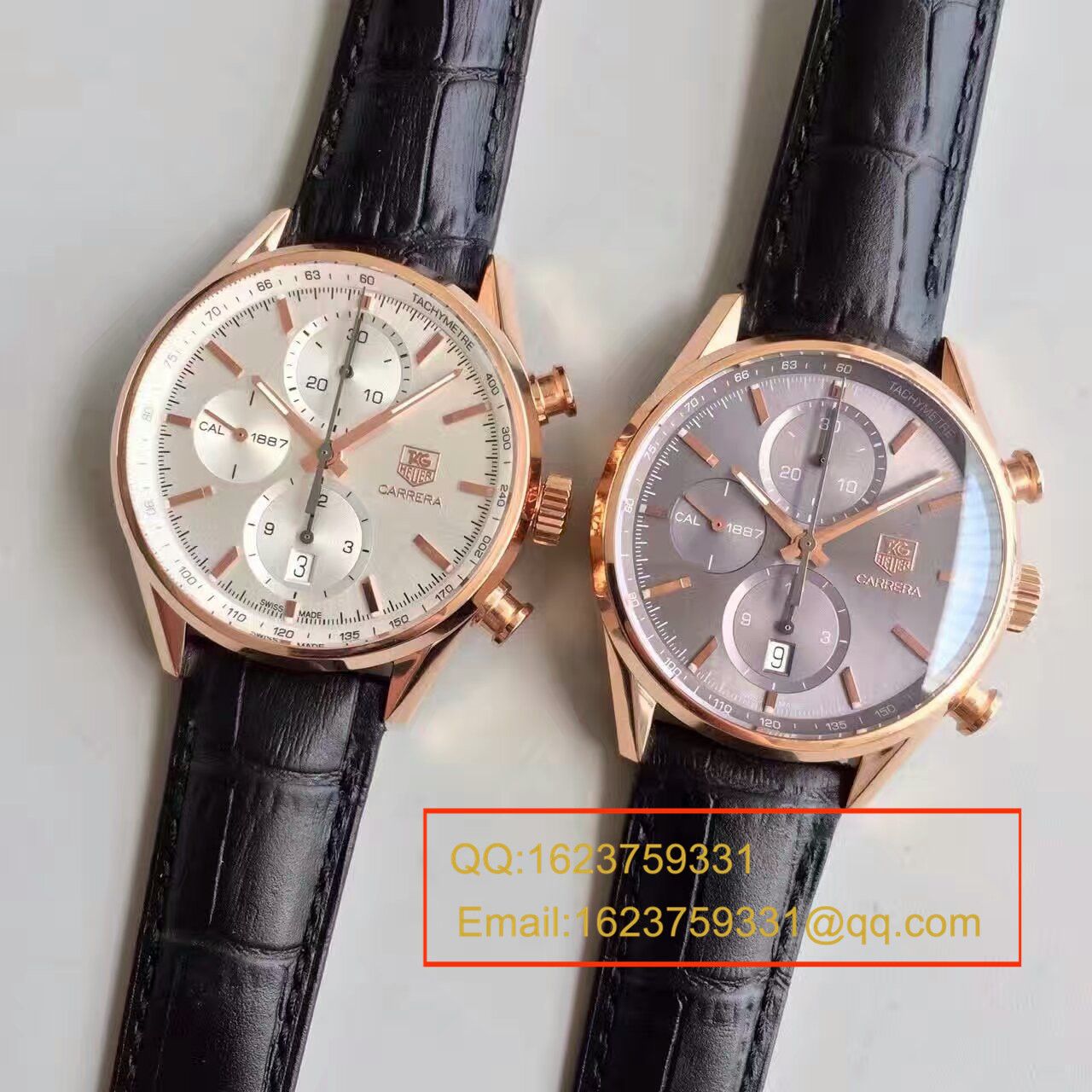 【HBBV6 Factory 超A高精仿手表】 TAG Heuer 卡莱拉系列CAR2141.FC8182 wrist watch  / TG004