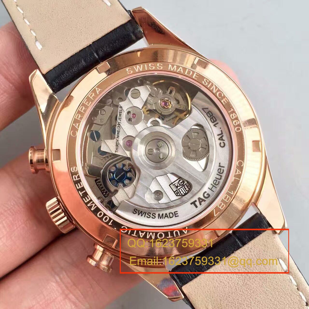 【HBBV6 Factory 超A高精仿手表】 TAG Heuer 卡莱拉系列CAR2141.FC8182 wrist watch  / TG004