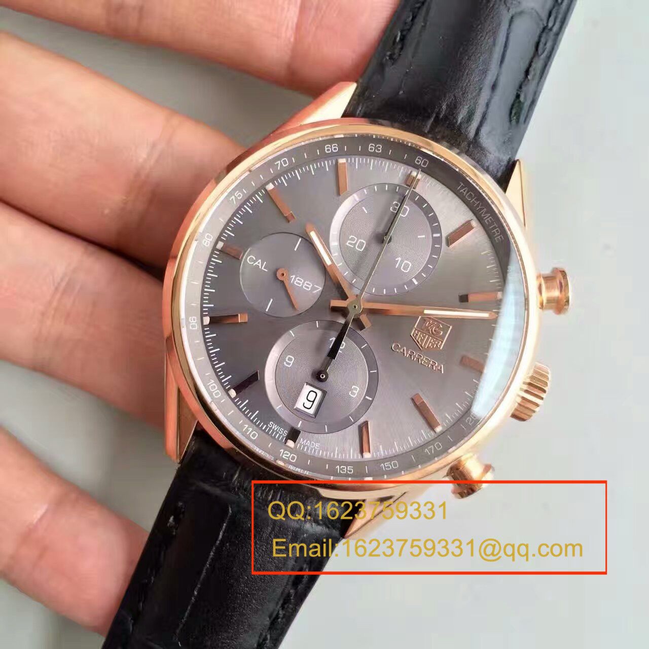 【HBBV6 Factory 超A高精仿手表】 TAG Heuer 卡莱拉系列CAR2141.FC8182 wrist watch  / TG004