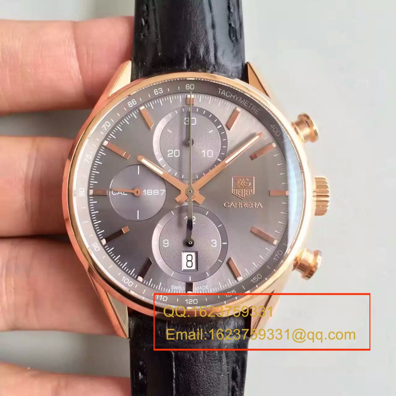 【HBBV6 Factory 超A高精仿手表】 TAG Heuer 卡莱拉系列CAR2141.FC8182 wrist watch  / TG004