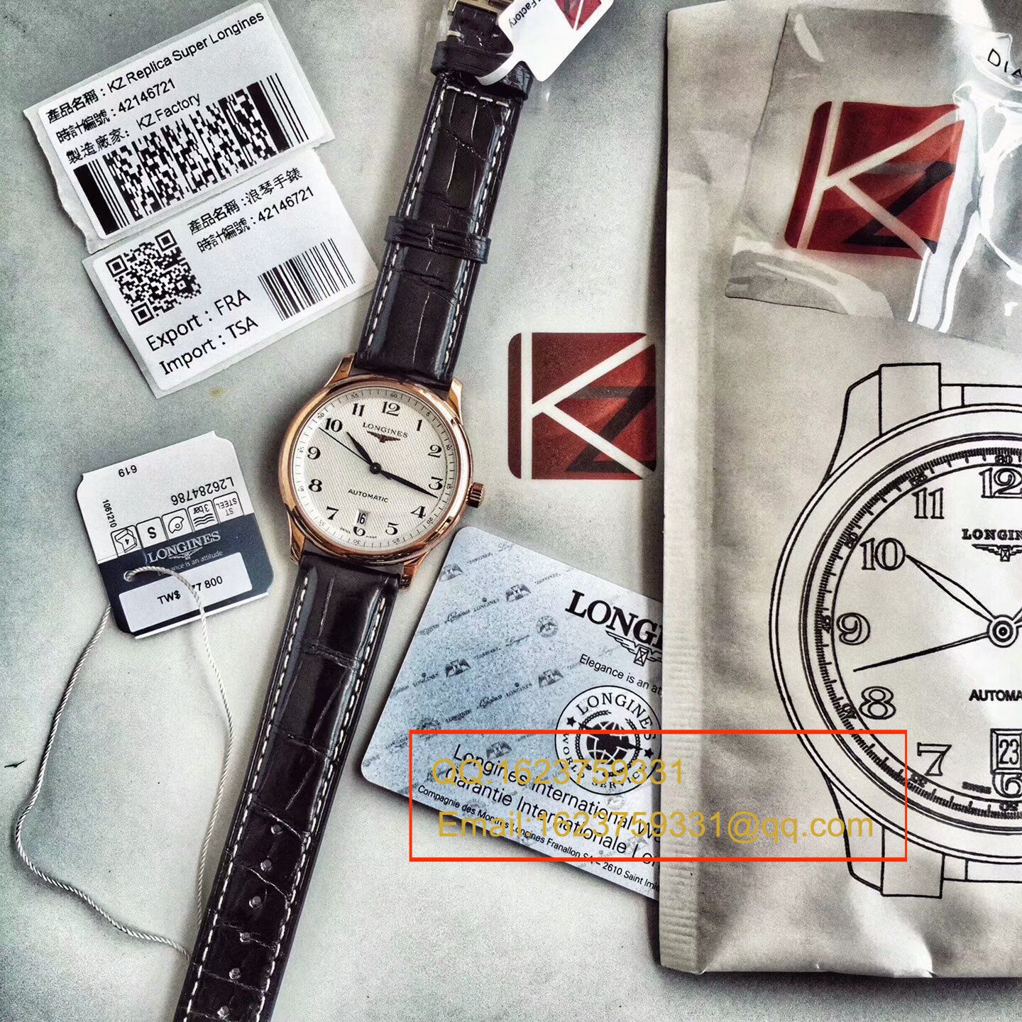 【 Video analysis 台湾KZ Factory 一比一超A高仿手表】 Longines 制表传统名匠系列L2.628.4.78.6 wrist watch L2.628.4.78.6 wrist watch  / L057
