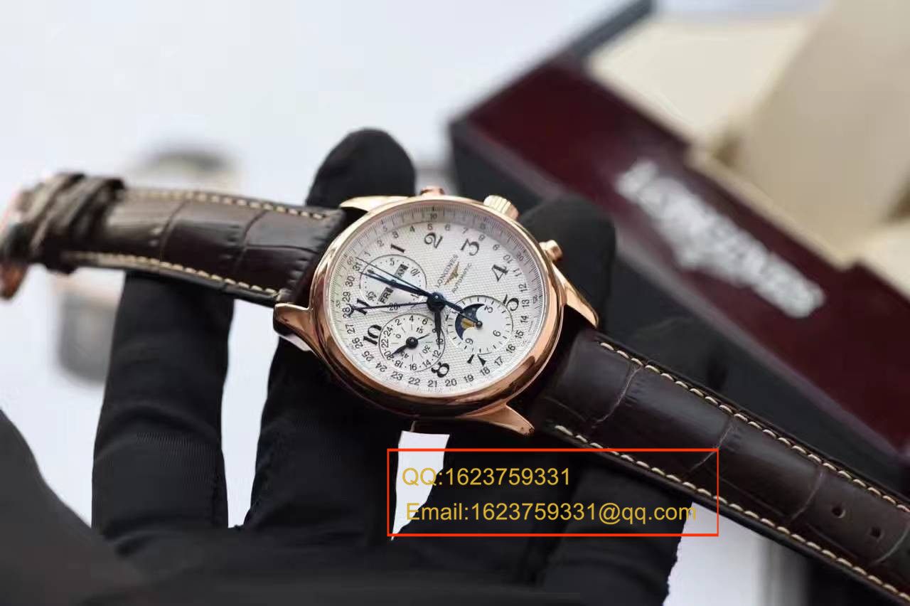 【 Video analysis YL一比一超A高仿手表】 Longines 新款名匠系列 L2.773.4.78.6八针月相男表（自动锤L678.2刻字） / L064