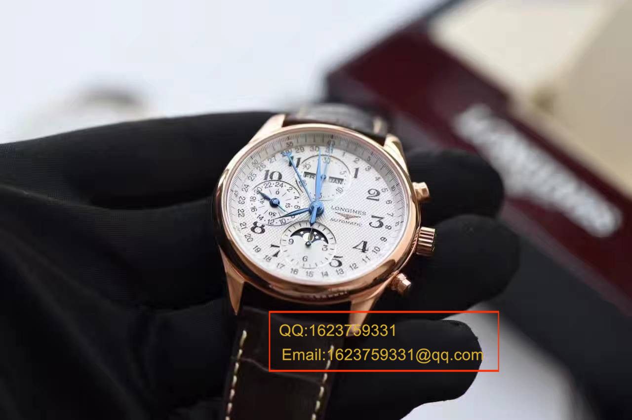 【 Video analysis YL一比一超A高仿手表】 Longines 新款名匠系列 L2.773.4.78.6八针月相男表（自动锤L678.2刻字） / L064