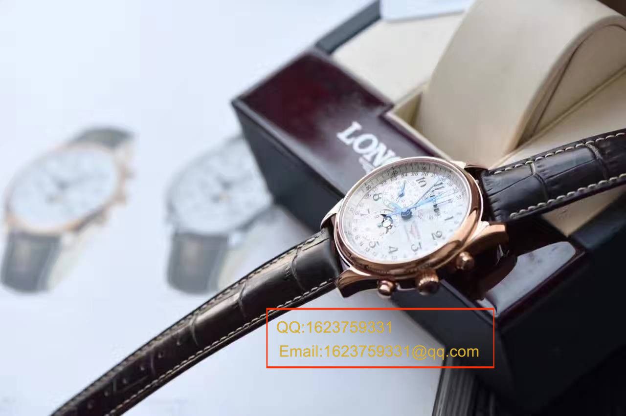 【 Video analysis YL一比一超A高仿手表】 Longines 新款名匠系列 L2.773.4.78.6八针月相男表（自动锤L678.2刻字） / L064