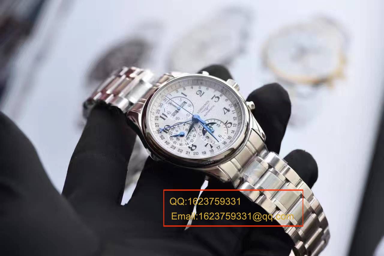 【 Video analysis YL Factory 超A1:1精高仿手表】 Longines 名匠专柜最新款 L2.773.4.78.6月相男表（自动锤L678.2刻字） / L060