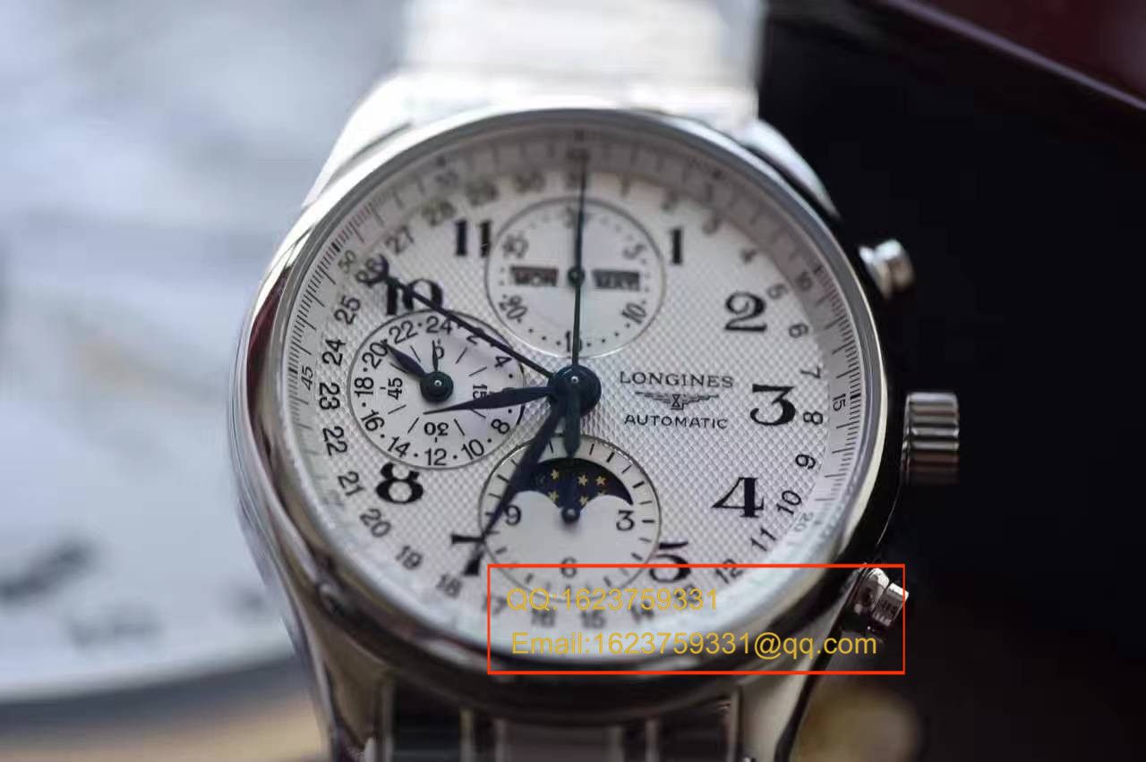 【 Video analysis YL Factory 超A1:1精高仿手表】 Longines 名匠专柜最新款 L2.773.4.78.6月相男表（自动锤L678.2刻字） / L060