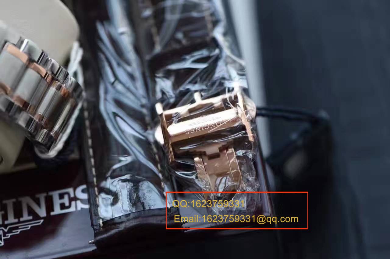 【 Video analysis YL Factory 1:1超A高仿手表】 Longines LONGINES名匠系列L2.673.8.78.3月相 wrist watch 《间金 watchband  》 / LQ022