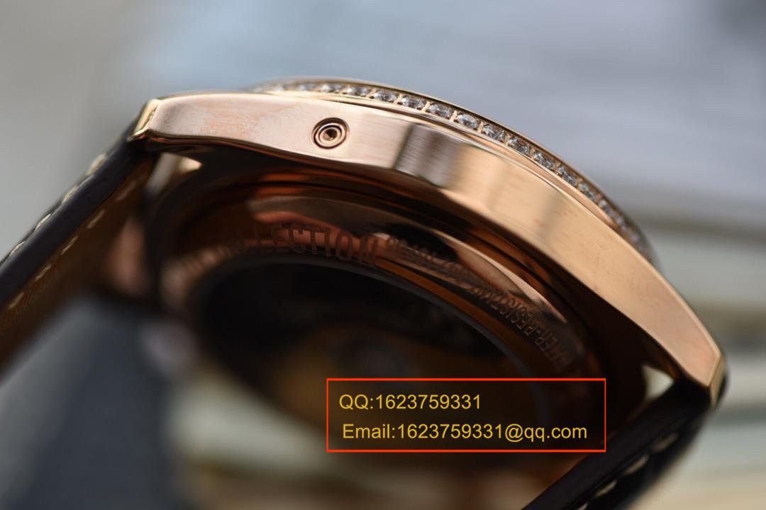 【视频解析】 Longines 名匠复刻高仿旗舰版本八针月相土豪金版本 wrist watch 《表圈镶钻》 / L066