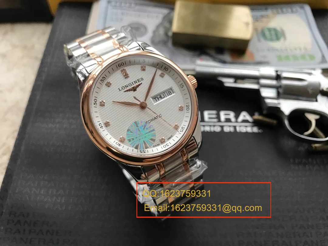 【 Video analysis YL Factory 一比一高精仿手表】 Longines 名匠双历最强版本媲美正品L2.755.4.77.6男表 / L061