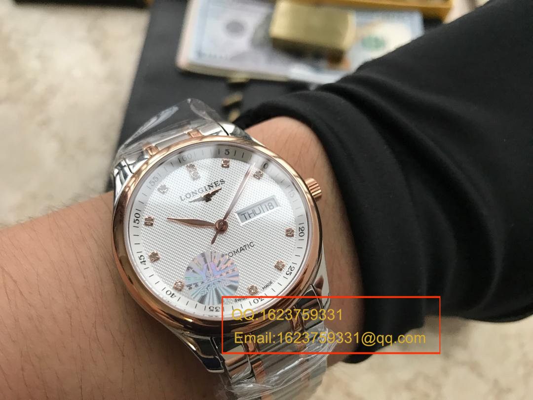 【 Video analysis YL Factory 一比一高精仿手表】 Longines 名匠双历最强版本媲美正品L2.755.4.77.6男表 / L061