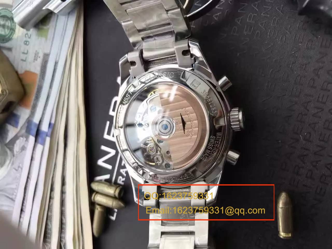 【 Video analysis YL1:1超A高仿手表】 Longines 康铂系列L2.786.4.56.6男表 / LAF055