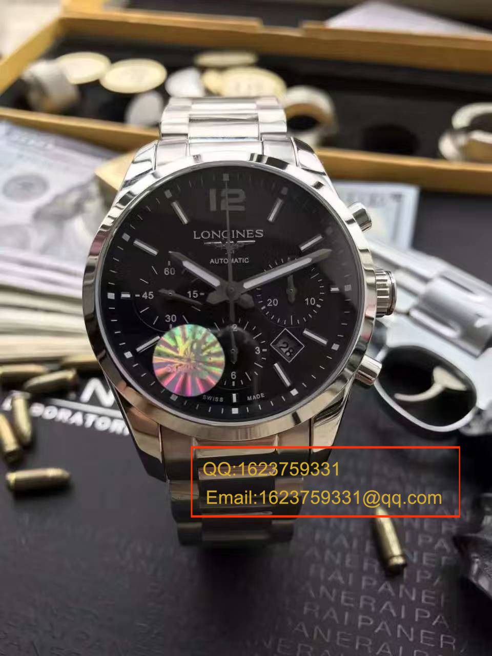 【 Video analysis YL1:1超A高仿手表】 Longines 康铂系列L2.786.4.56.6男表 / LAF055