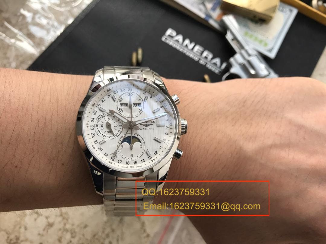 【 Video analysis YL Factory 1:1超A高精仿手表】 Longines 康铂系列月相 wrist watch L2.798.4.72.6 / LB0052