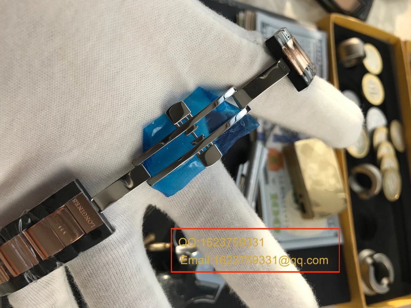 【 Video analysis YL Factory 一比一超A高仿手表】 Longines 康铂旗舰版黑色间金版男表 / L054