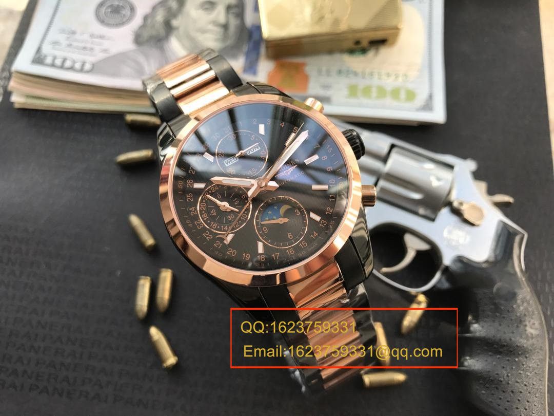 【 Video analysis YL Factory 一比一超A高仿手表】 Longines 康铂旗舰版黑色间金版男表 / L054
