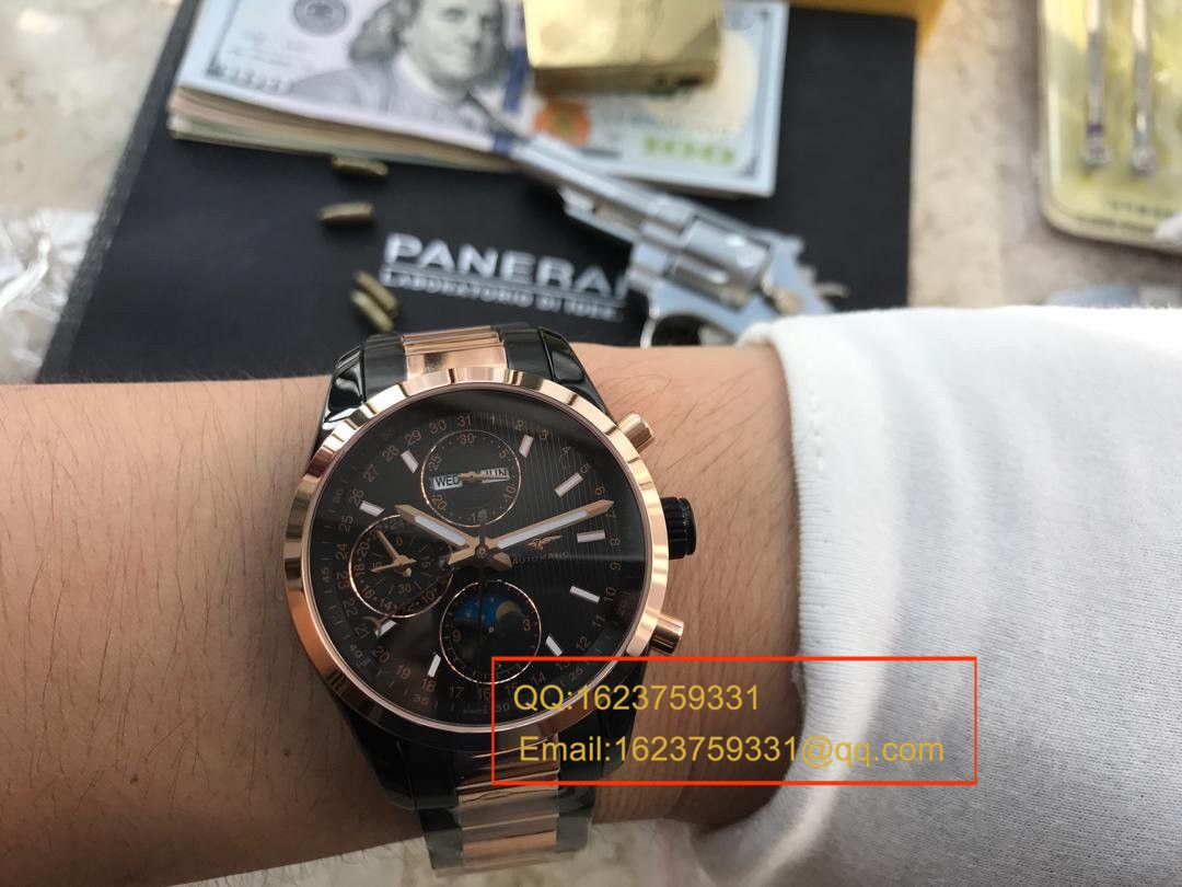 【 Video analysis YL Factory 一比一超A高仿手表】 Longines 康铂旗舰版黑色间金版男表 / L054