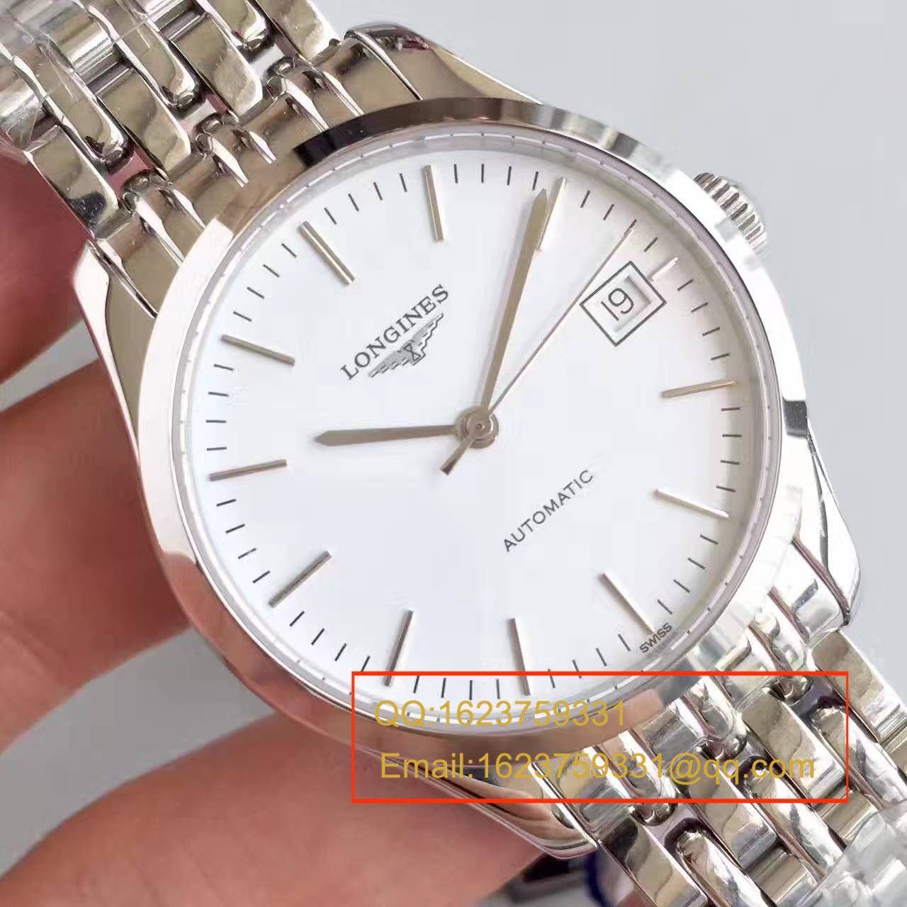 【台湾 Factory 1:1复刻高仿手表】 Longines 雅致系列L4.898.4.12.6 wrist watch  / L071