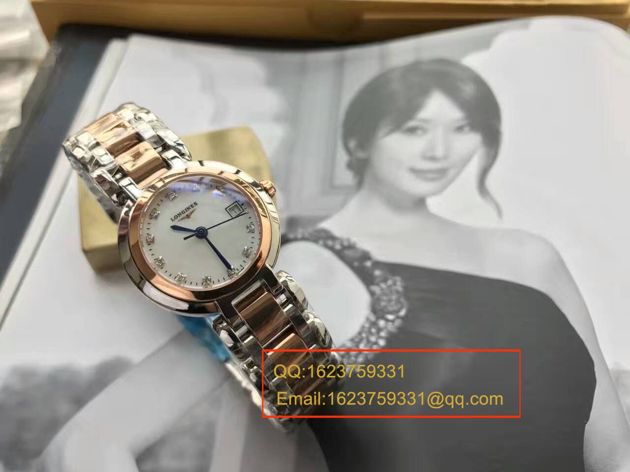 【KZ台湾 Factory 一比一高精仿手表】 Longines 优雅 PRIMALUNA心月系列L8.109.5.87.6 wrist watch  / L046