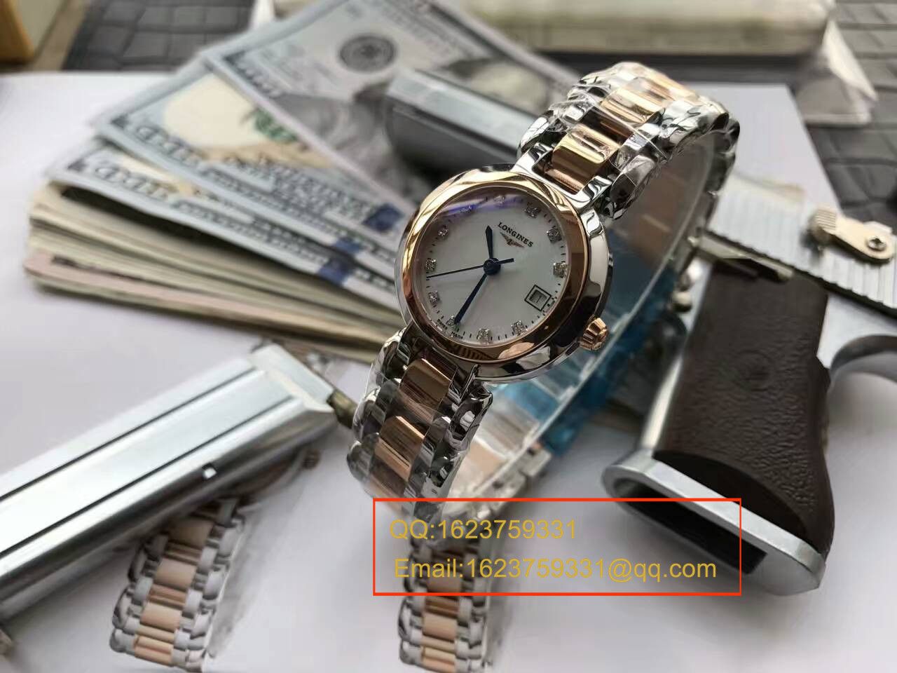 【KZ台湾 Factory 一比一高精仿手表】 Longines 优雅 PRIMALUNA心月系列L8.109.5.87.6 wrist watch  / L046