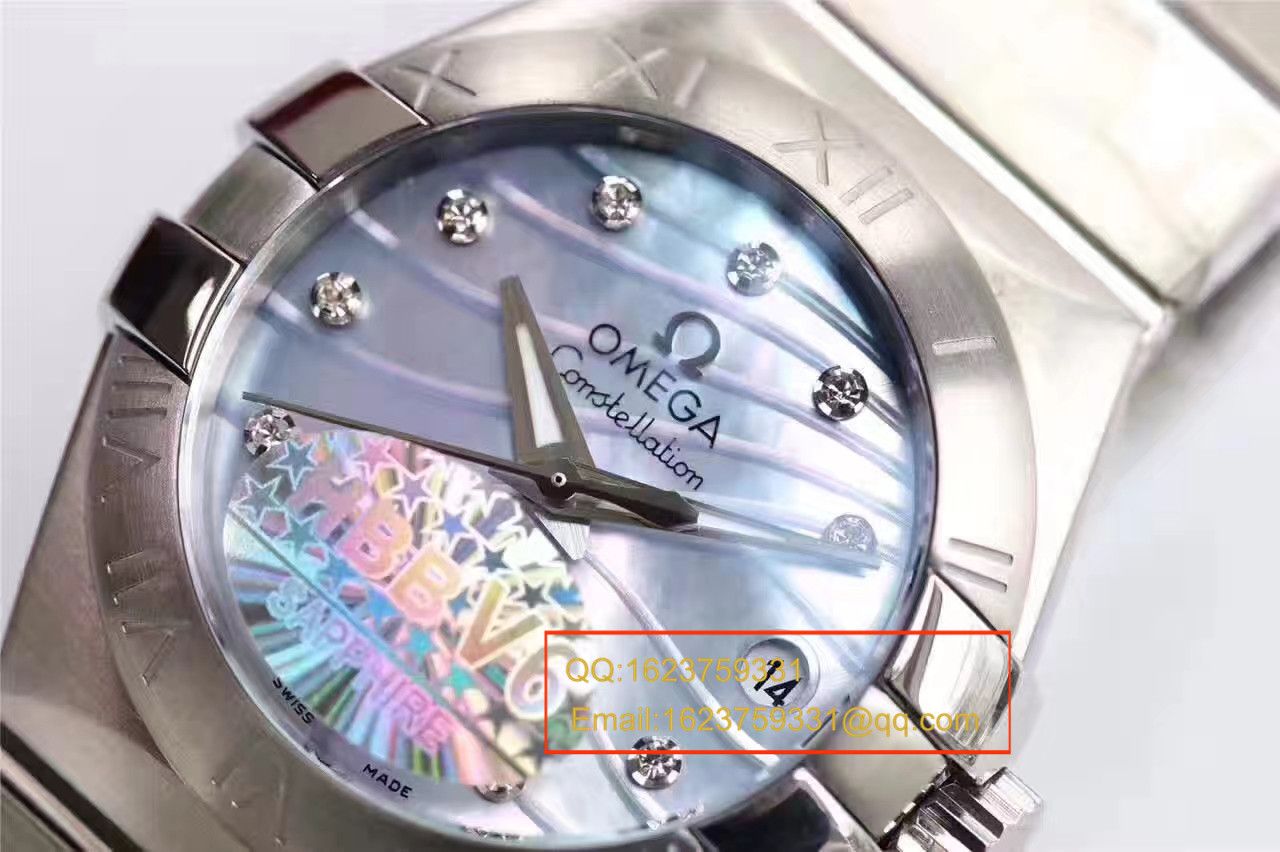 【HBBV6 Factory 一比一超A高仿 wrist watch 】OMEGA Constellation 系列PLUMA轻羽 wrist watch 123.10.27.20.57.001女士机械 / M287