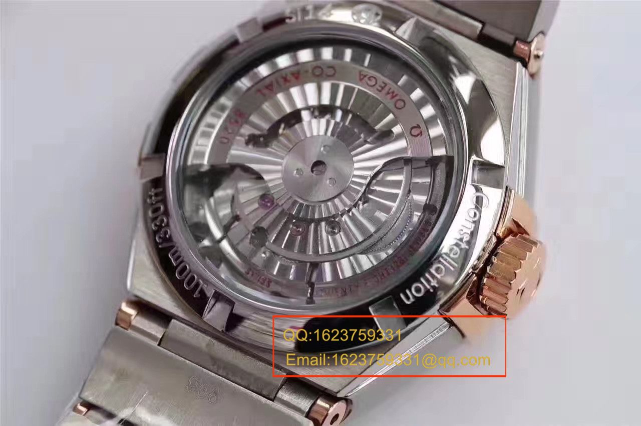 【HBBV6 Factory 一比一超A复刻手表】OMEGA Constellation PLUMA轻羽系列123.20.27.60.57.002女士机械 wrist watch  / M289