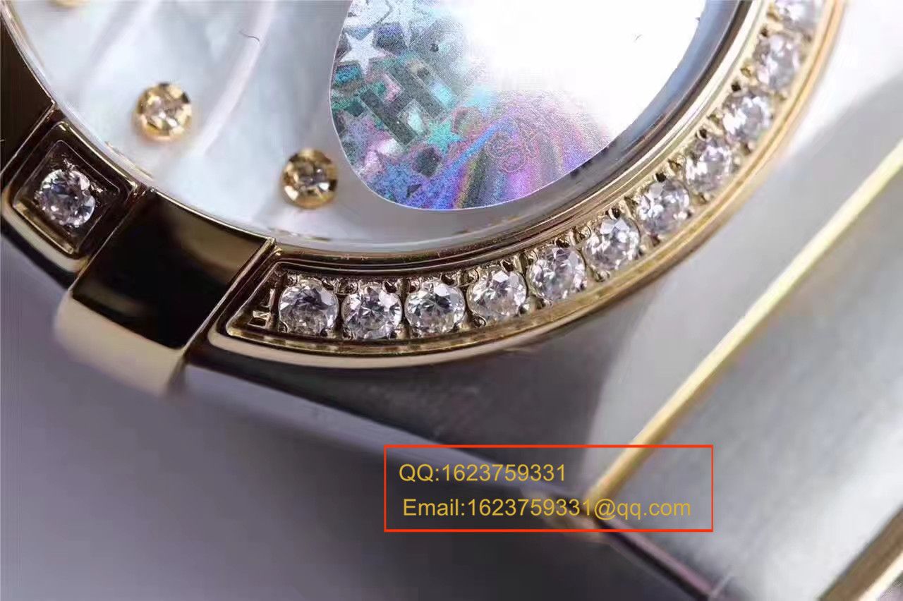 【HBBV6 Factory 一比一超A精仿手表】OMEGA Constellation 系列PLUMA轻羽123.25.27.20.55.004女士机械 wrist watch  / M288