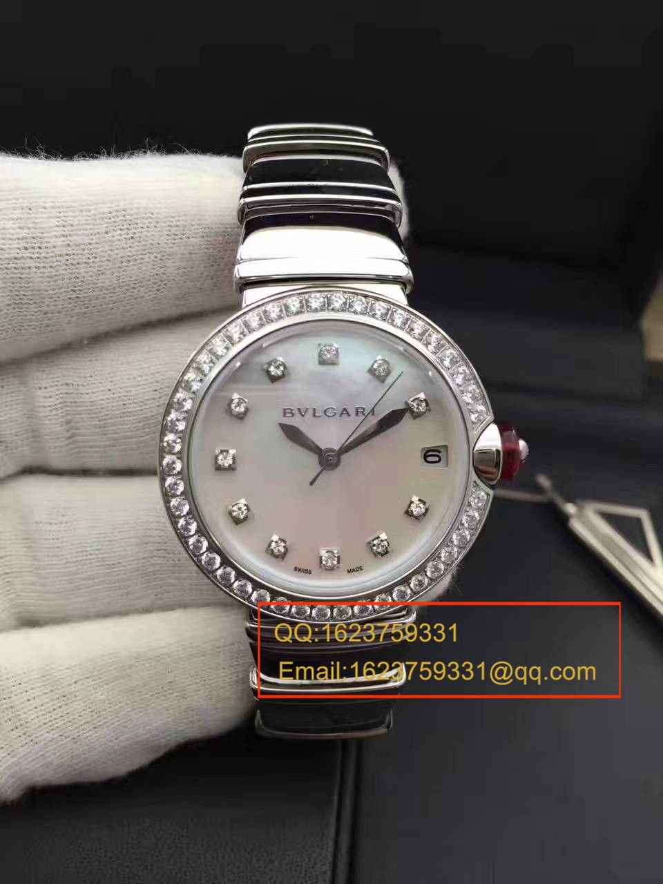【BV Factory 一比一超A精高仿手表】 BVLGARI LVCEA系列102198 LU33WSPGSPGD/11女士 wrist watch  / BG017