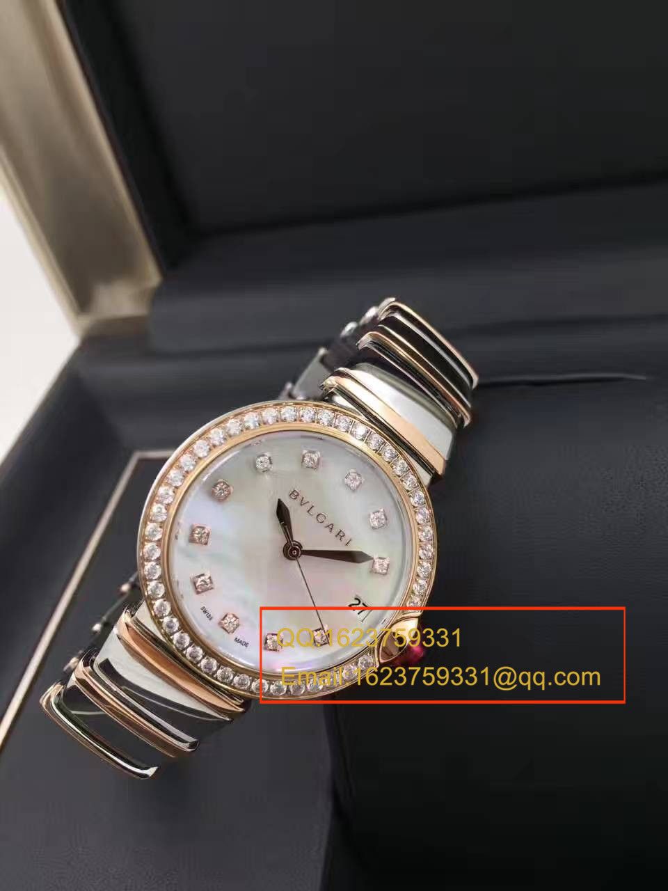 【BV Factory 一比一超A精高仿手表】 BVLGARI LVCEA系列102198 LU33WSPGSPGD/11女士 wrist watch  / BG017