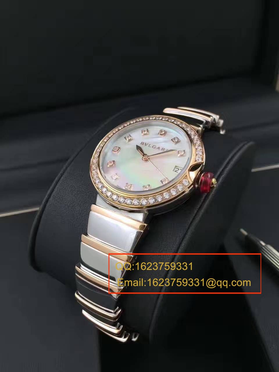 【BV Factory 一比一超A精高仿手表】 BVLGARI LVCEA系列102198 LU33WSPGSPGD/11女士 wrist watch  / BG017
