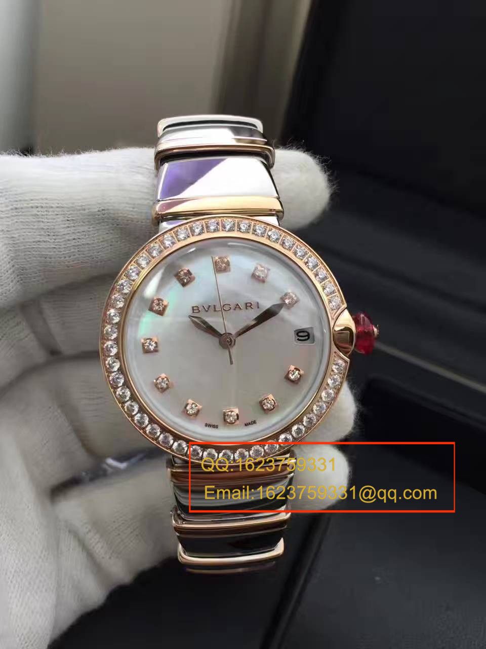 【BV Factory 一比一超A精高仿手表】 BVLGARI LVCEA系列102198 LU33WSPGSPGD/11女士 wrist watch  / BG017