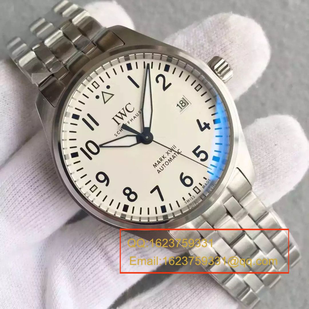 【MK1:1复刻高仿手表】 IWC 飞行员 MARK XVII 飞行员 wrist watch 系列IW327002 wrist watch 《精钢 watchband  款》 / WG244